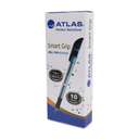 Atlas Smart Grip Ball Pen, 1.0 mm Medium Tip, Black, Box of 10 0