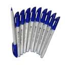 Atlas Tri-Grip Ball Pen, 1.0 mm Medium Tip, Blue, Box of 10 2
