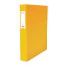 Clipp 2-Ring D-Ring Binder, A4, Yellow – Box of 20 0