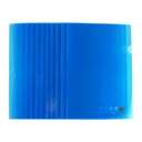 Atlas PP L-Shape Folder (Orange Peel Texture), A4 Size, 120 mic, Blue 0