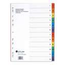 Atlas Manila Divider A4, 5 Part for Organizing Documents, Durable Manila Material - Box of 50 0