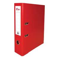 Clipp PP Box File, F/S, 70 mm Spine, Red – Box of 50