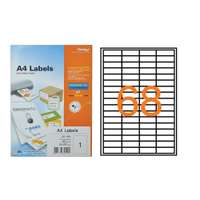 Formtec Self-Adhesive Labels, 48.5 × 16.9 mm, 6,800 Labels – Pack of 100 Sheets