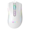 Xtrike Me GM-314WH Wired Gaming Mouse – 7200 DPI, 7 Buttons, 13 RGB Lighting Effects, White 0