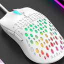 Xtrike Me GM-209W Wired Gaming Mouse – 8000 DPI, 6 Buttons, Ultra-Light 65g, 7-Color Backlight, White 6