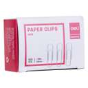 Deli Paper Clips, 29 mm, Smooth Hold, Rust-Free, High Quality, Strong Grip, Ideal for Office Use - Silver 3