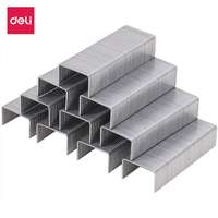 Deli Staples, 24/8 Size, Reinforced Duty, Sharp Tip, Balanced Hardness, Easily Bind Documents, Ideal for Office Use – Box of 500 Staples
