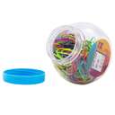 Deli Colored Paper Clips, 29 mm, Amooth-Coated, Paper Holding, Document Management, Ideal for Office & School Office Use, Assorted Colors – Tube of 200 Clips 1