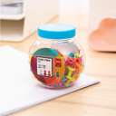 Deli Push Pins, Colored, Steel Pins, Strong Hold, Felt Or Board, Ideal for School & Office Use, Mixed Colors – Pack of 100 2