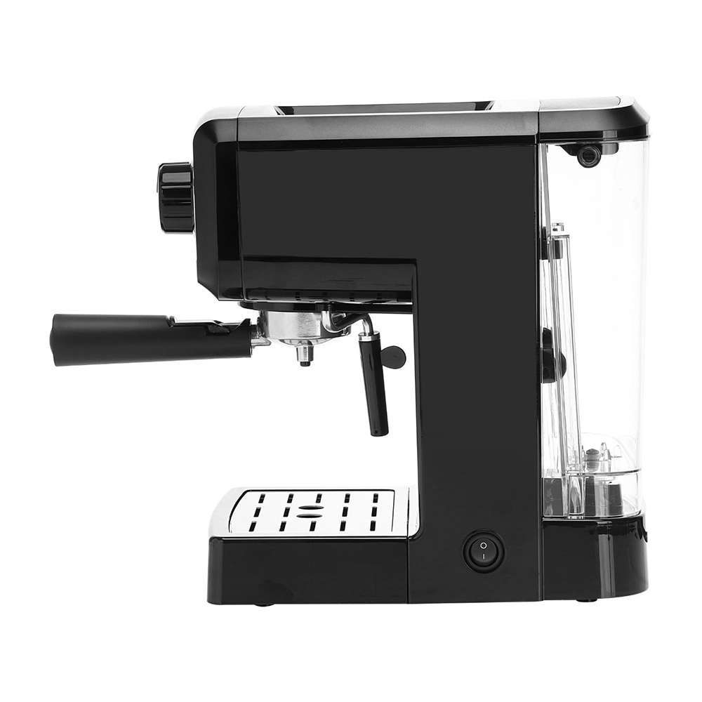 Geepas 1.25L Cappuccino Maker with 2 Cups Dual Stainless-Steel Filter Detachable Frothing Noozle & Drip Tray 1