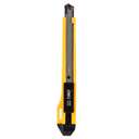 Deli Utility Knife, 9 mm, Auto-Lock Slider, High Quality Material, Durable, Suitable For Both Office And School Use - Yellow 1