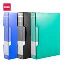 Deli A4 Economical Display Book with Case, 80 Clear Pockets, Protected Storage, Document Organiser, Ideal for Office Use - Assorted 0