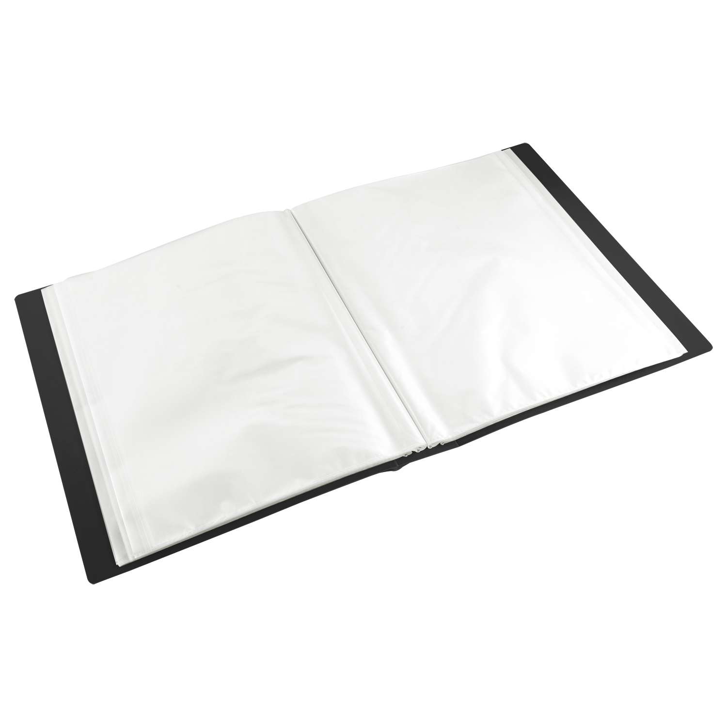 Deli A4 Economical Display Book with Case, 80 Clear Pockets, Protected Storage, Document Organiser, Ideal for Office Use - Assorted 3