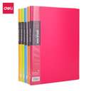 Deli Rio A4 Display Book, 20 Clear Top-Loading Pockets, Colorful Cover, Document Organiser, Ideal for Office Use - Assorted 0