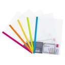 Deli A4 Sliding Bar Report Cover, Transparent, Reusable, Document Management, Ideal for Office & School – Pack of 10 Covers 0