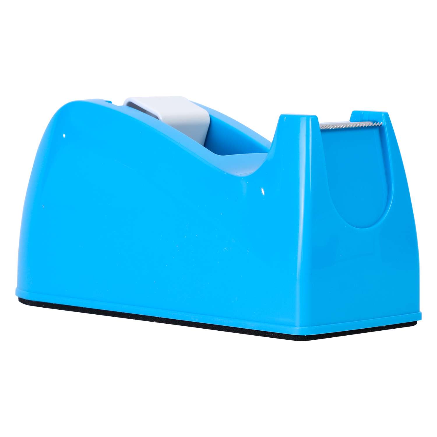 Deli Tape Dispenser, 148 × 62 × 75 mm, Color Body, Weighted Non-Slip Base, One-Hand Cuts, Ideal for Office Use - Blue 4
