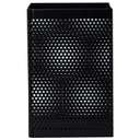 Deli Pen Stand, Metal, Heavy-Duty, Square, Weighted Base, Ideal for Organizing Small Accessories of Table - Black 1