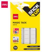 Deli Adhesive Putty, 75 g, Reusable, Removable, Surface-Friendly, Thumb Press Easy Stick, Ideal To Tack Poster, Memo, Hold Cables, Wires