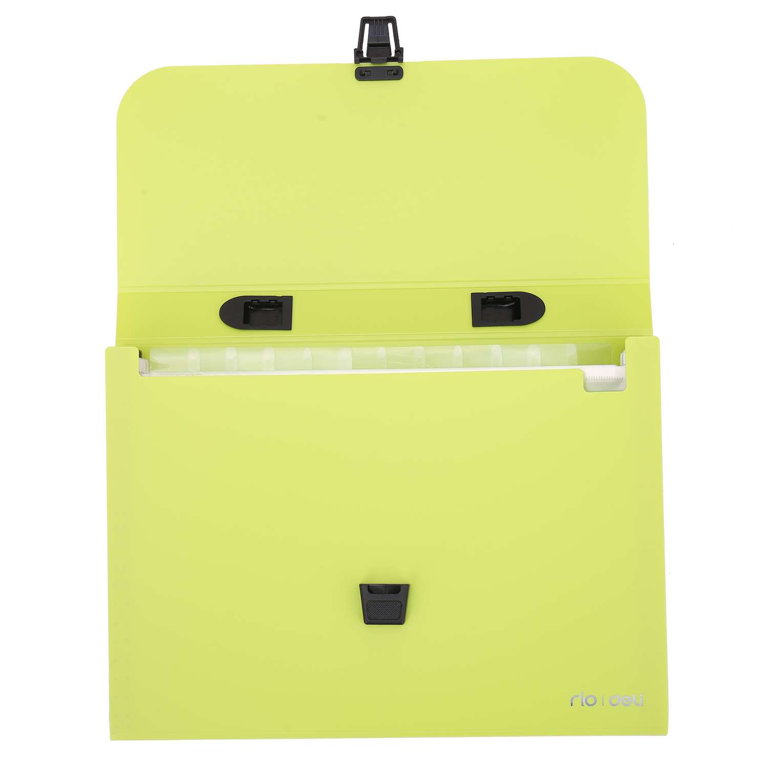 Deli A4 Expanding File, 13 Pockets, Carry Handle, Secure Closure, Document Organizer, Ideal for Office & School Use - Assorted 1