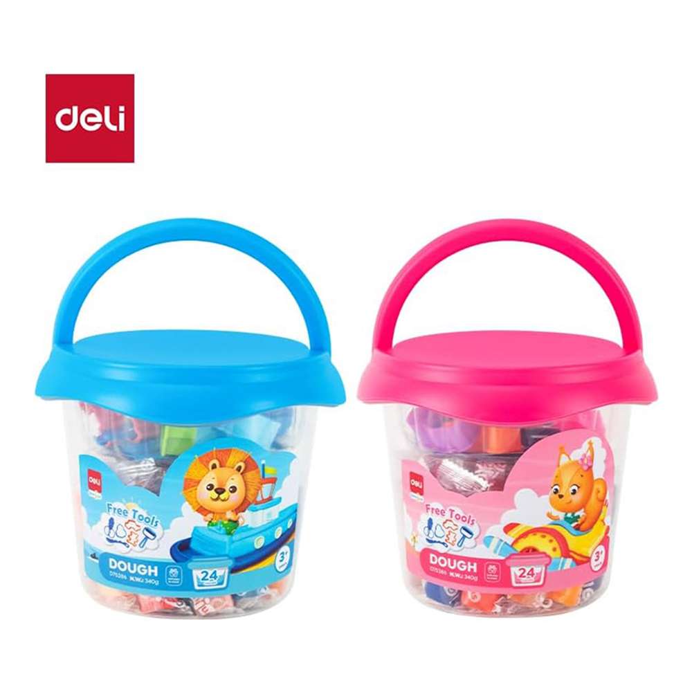 Deli Clay Dough, 340g, Easy Shaping – Pack of 24