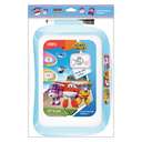 Deli Kids Whiteboard with Marker & Eraser, 306 × 215 mm, Lightweight, Easy-Erase, Ideal for School & Home Use - Assorted Frames 2