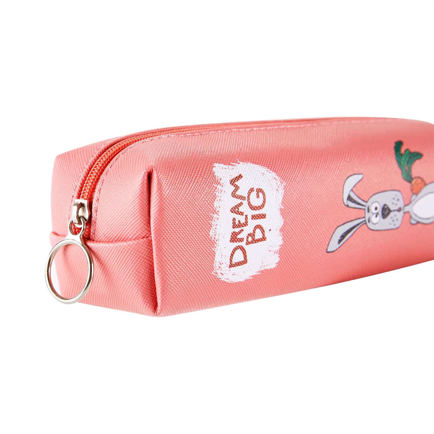 Deli Pencil Pouch, Dream Big Design, Zipper Case, Wide Opening, Stationary Organizer, Ideal for School & Home Use - Multicolor 1