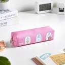 Deli Pencil Pouch, Mi You Design, Zipper Case, Wide Opening, Stationary Organizer, Ideal for School & Home Use - Multicolor 7