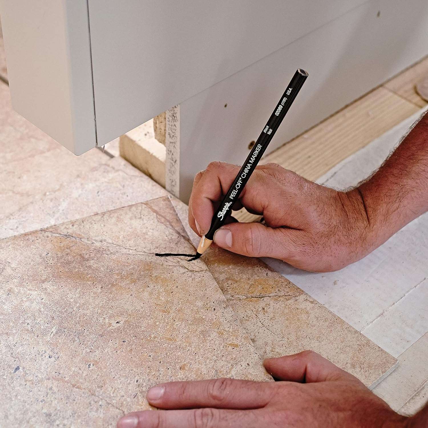 Sharpie China Marker, Peel-Off Grease Pencil, High Visibility, Smooth & Bright Writing, Ideal for School & Office Use, Yellow – Box of 12 4