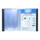 Atlas Clear File F/S 20 Pockets, Assorted - Blue, Navy Blue, Red, Grey, Green, Black 3
