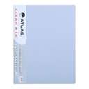 Atlas Clear File F/S 40 Pockets, Assorted - Blue, Navy Blue, Red, Grey, Green, Black 4
