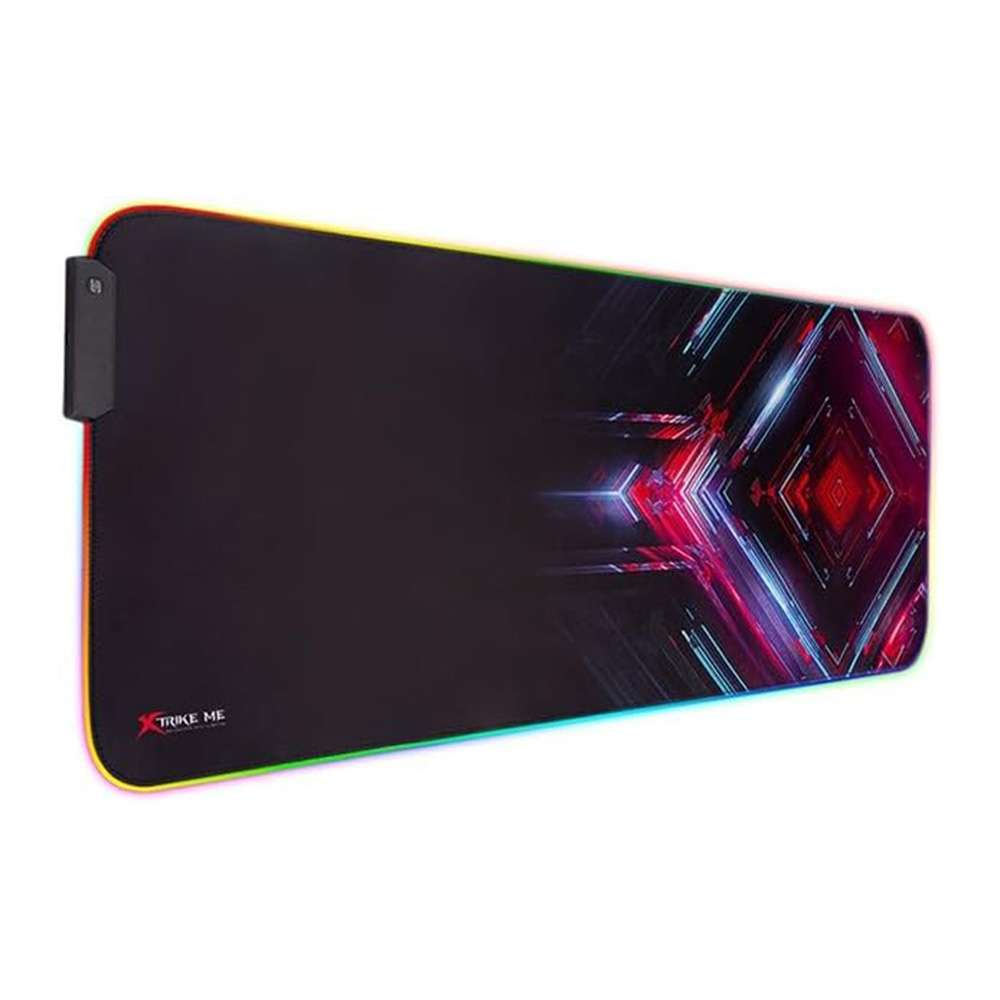 XtrikeMe Mouse Pad Extended, Oversized, Stitched Edges, Anti-Slip Base 0
