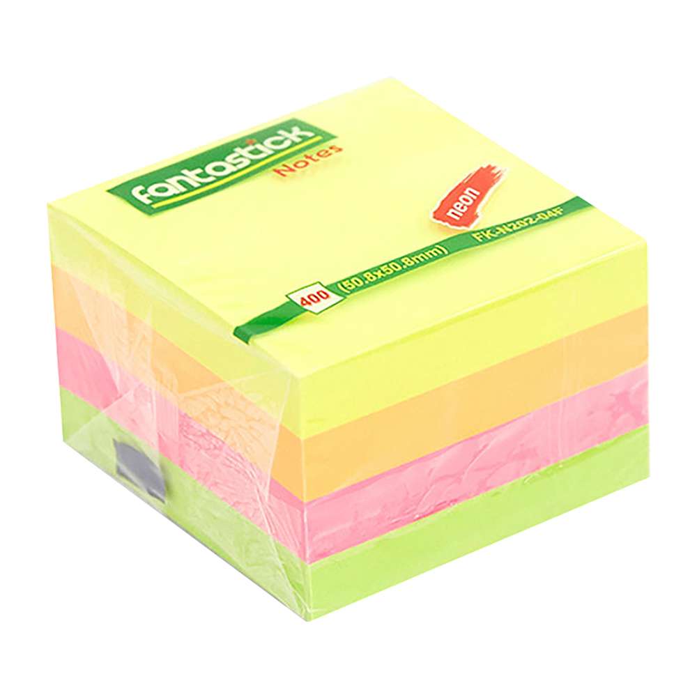 Fantastick Stick Notes, 2x2", Floral – Pack of 4 1