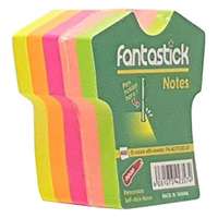 Fantastick Stick Notes, Fluorescent T-shirt Set - Pack of 12