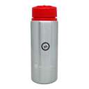 Atlas Aluminium Water Bottle With Sipper, 0.6 L, Round Cap, Lightweight & Durable for Everyday Hydration - Red 0