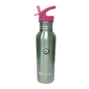 Atlas Stainless Steel Water Bottle with Sipper, 0.75 L, Durable Insulated Bottle for Daily Use - Pink 1