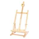 Funbo Beech Wood Easel, 27.5 x 32 x 74.5cm, Compact Design for Small Canvases - Natural 0