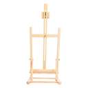 Funbo Beech Wood Easel, 27.5 x 32 x 74.5cm, Compact Design for Small Canvases - Natural 1