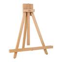 Funbo Beech Wood Easel, 38 x 31 x 47cm, Sturdy Build for Medium-Sized Canvases - Natural 4