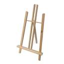 Funbo Beech Wood Easel, 50 x 40 x 43cm, Heavy Duty for Larger Canvases - Natural 0
