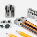 Maped 2-Hole Metal Pencil Sharpener, Clean Sharpening, Perfect for School, Assorted - Box of 20 1