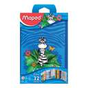 Maped Pencil Case, School Tatoo Jungle Design, Perfect For School & Home Use - Multicolor 2