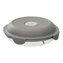 Maped Picnik Adult Lunch Plate, Glass, Ideal for Work & Home Meals - Grey 0
