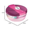 Maped Picnik Origins Lunch Bowl, 1.4L Capacity, Insulated, BPA Free - Pink 2