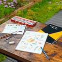 Maruman Design Sketch Book, B6 Size, Perfect for Fashion Illustrations - Yellow & Black 5