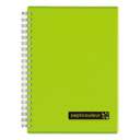 Maruman Sept Couleur Notebook, B6, 80 Sheets, Ideal for Notes & Homework - Green 0