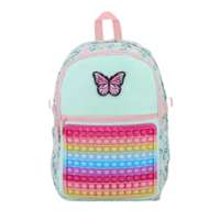 Nomad Teen Backpack, 17", Durable, Lightweight & School-Ready - Popit Butterfly - Multicolor