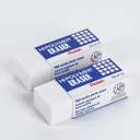 Pentel Hi-Polymer Medium Eraser, Smooth & Efficient Erasing, Perfect for Students, White – Box of 4 Dz 2