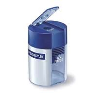Staedtler Single Hole Tub Pencil Sharpener, Clean Sharpening, Perfect for School, Assorted - Box of 10