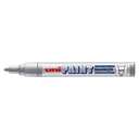 Uni-ball Paint Marker, 2.2-2.8mm Line, Bullet Tip, Oil Based Ink - Silver Shiny 2