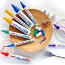 Uni-ball Paint Marker, 2mm Line, Chisel Tip, Non-Toxic, Oil Based Ink - Gold 4